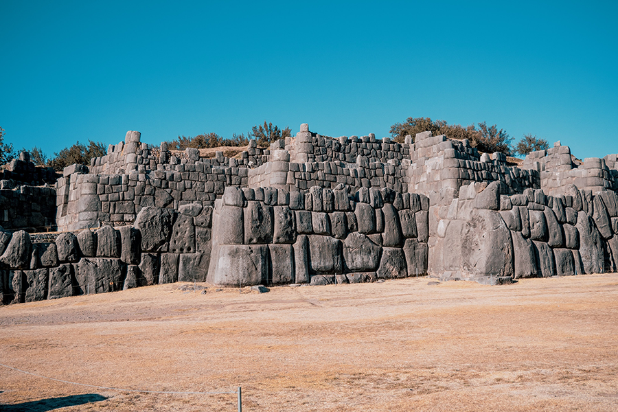 massive limestone blocks of this venerated complex in Sacsayhuaman