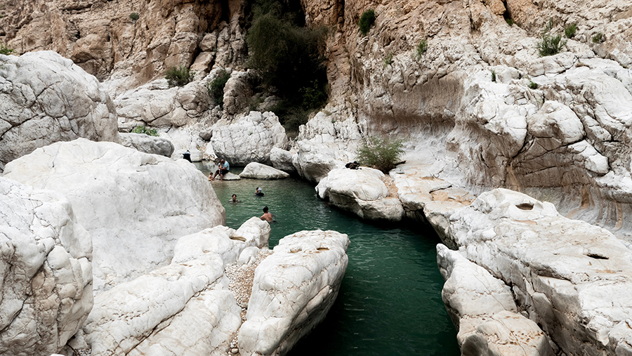 photo of oman, wadi bani khalid, grey and nature in Oman