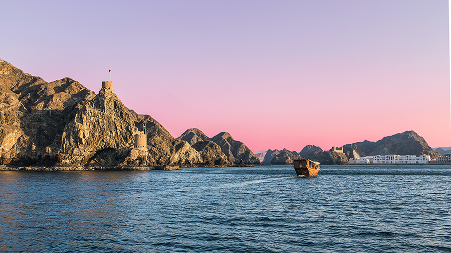 photo of sea, water, wasser and ship in Muscat,Oman